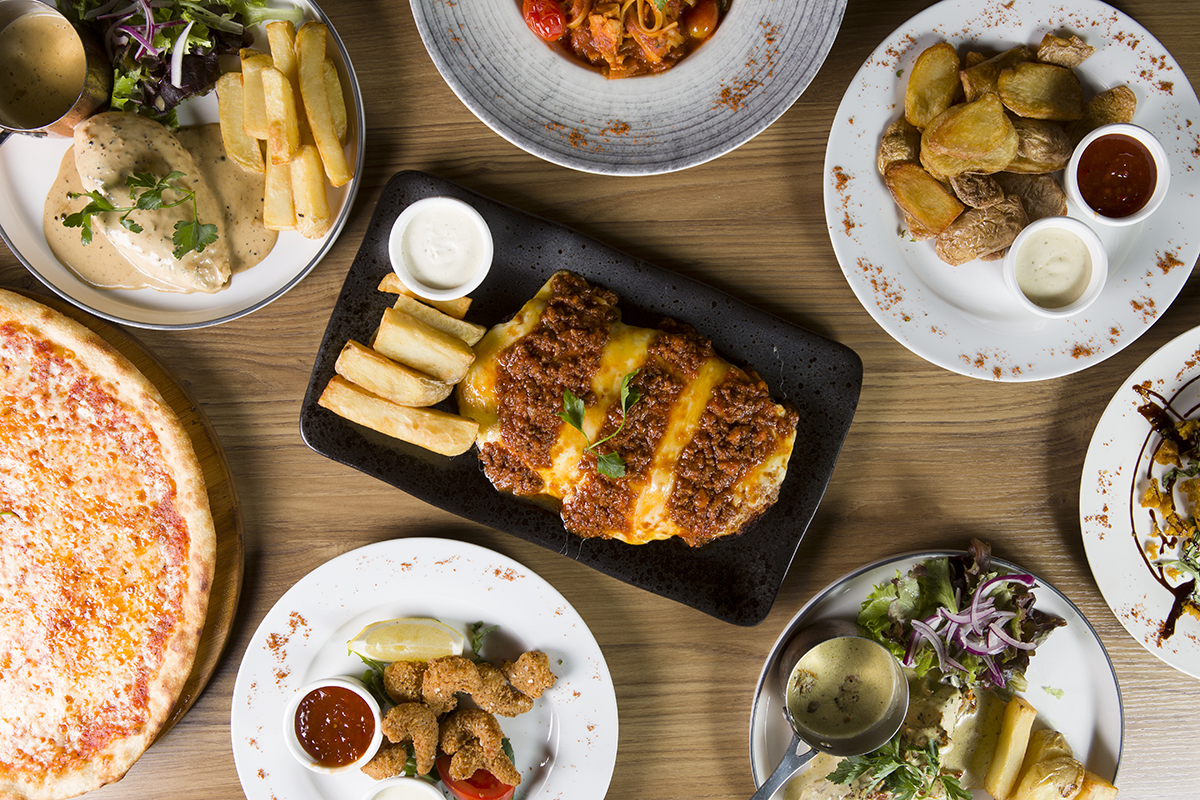 A selection of dishes at Olivetto